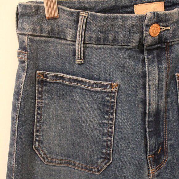 MOTHER High Rise Blue Jeans - Picture 4 of 10